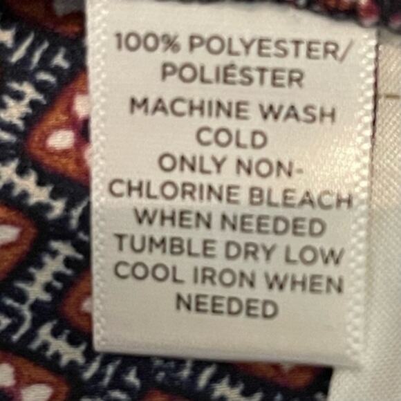 LOFT Burgundy Black White Print Office Date Night Shift Dress NWOT Size XXS - Picture 10 of 12